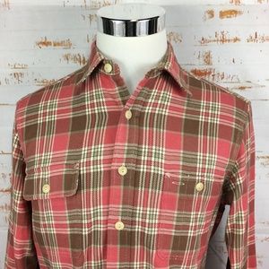 Polo Ralph Lauren Flannel Work Shirt Medium M